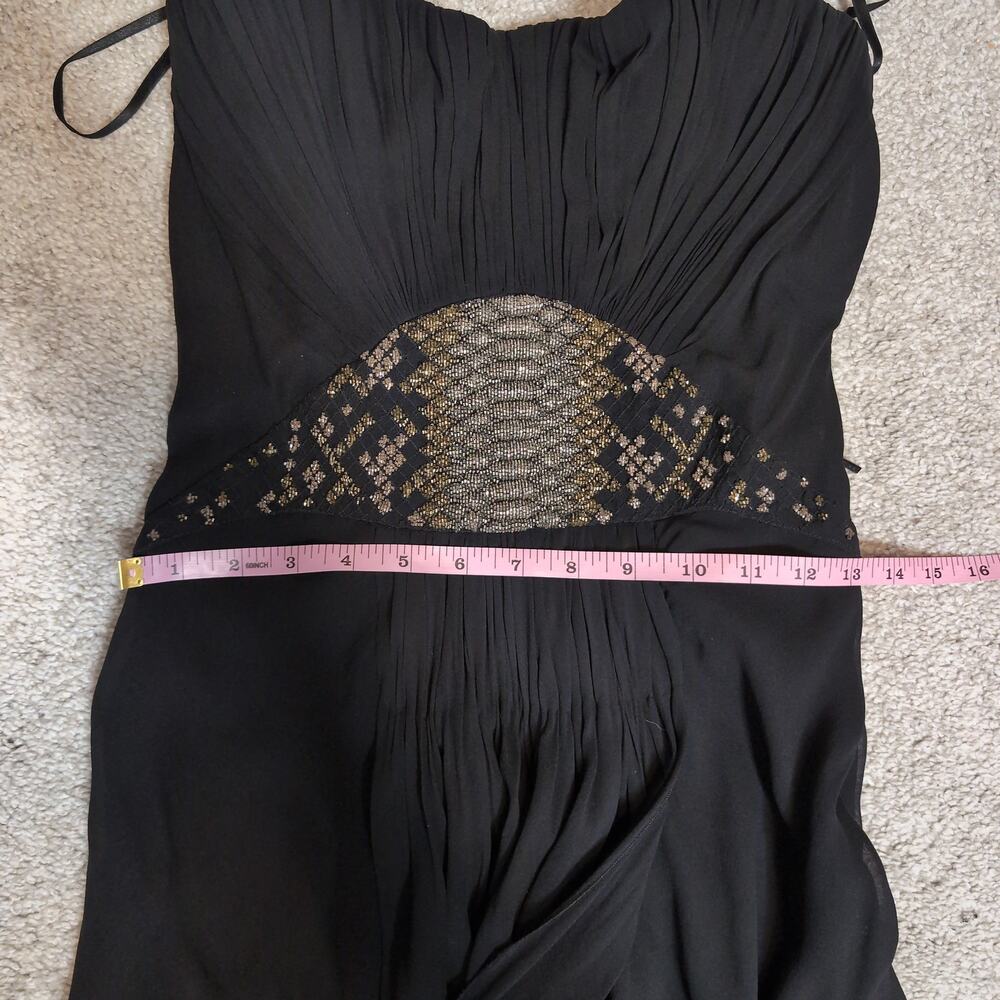 Roberto Cavalli Strapless Beaded Waist Gown Vintage - Picture 4 of 5